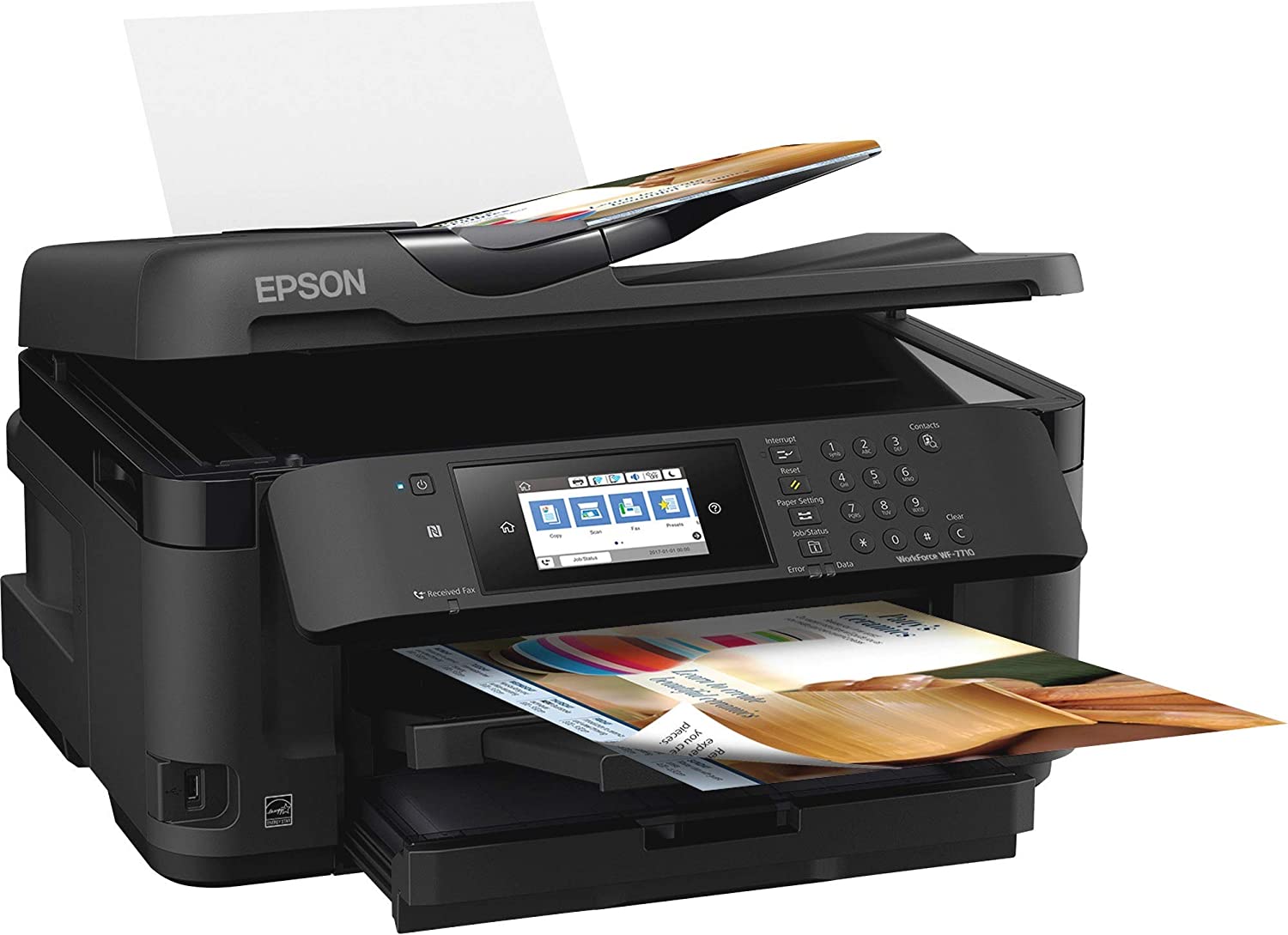 epson workforce wf-7710 sublimation printer 11x17