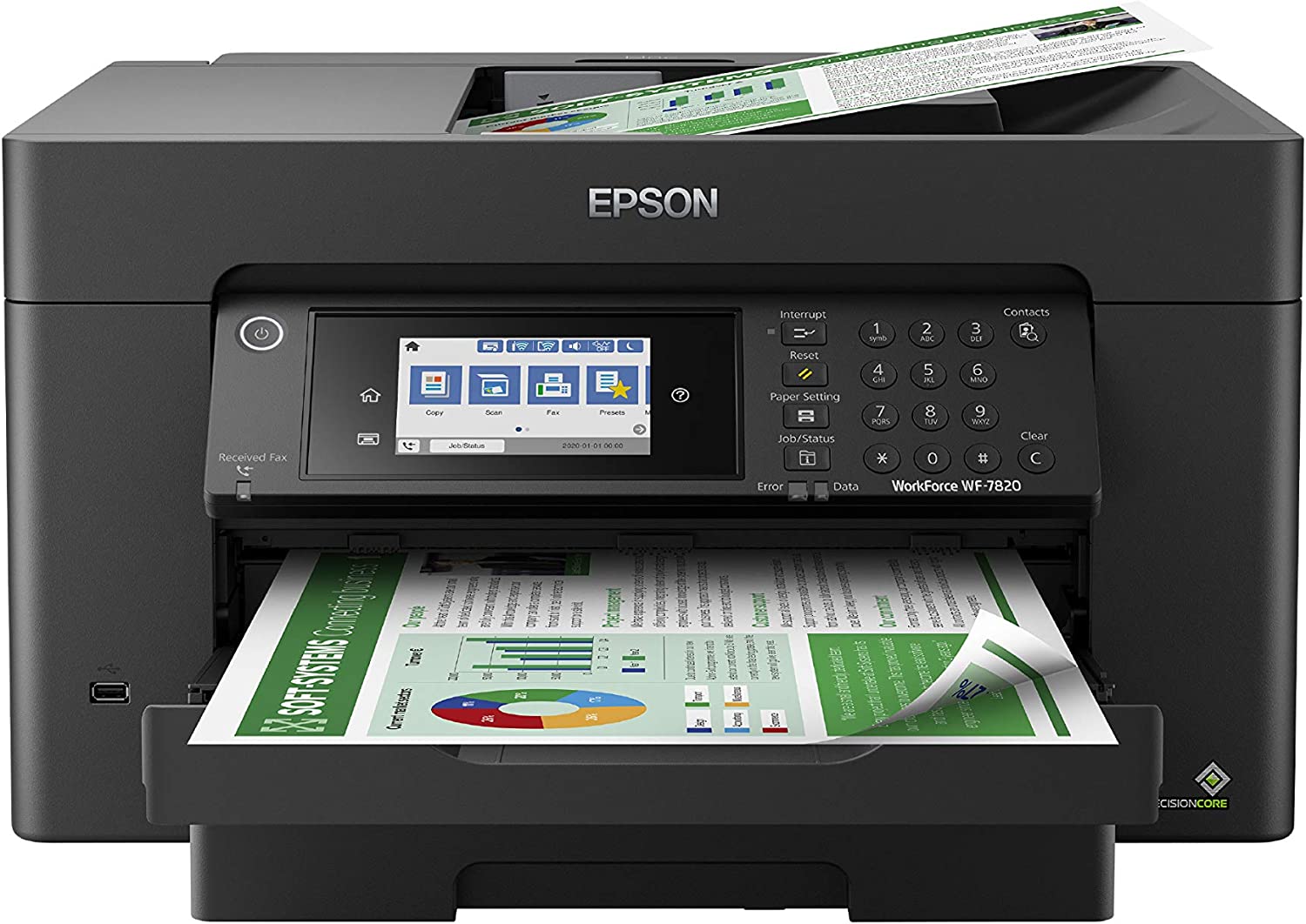 epson workforce wf-7820 sublimation printer
